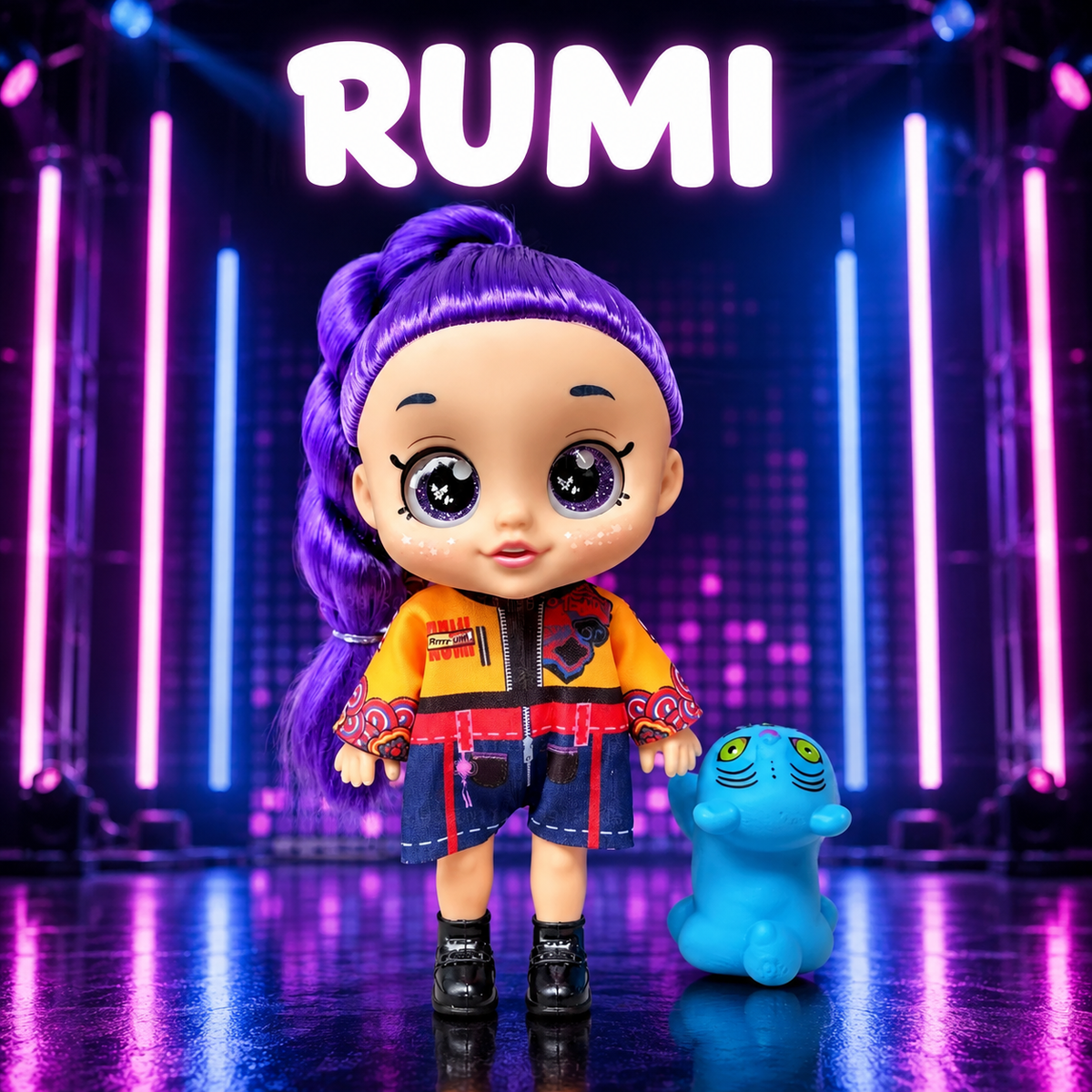 K-Pop SuperStar Mini: Singing Chibi Edition – Collectible Idol Figure + FREE Surprise Gift Box!