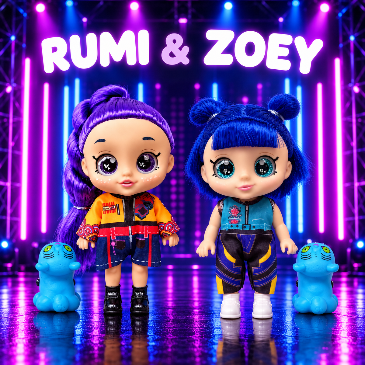 K-Pop SuperStar Mini: Singing Chibi Edition – Collectible Idol Figure + FREE Surprise Gift Box!