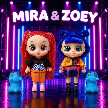 K-Pop SuperStar Mini: Singing Chibi Edition – Collectible Idol Figure + FREE Surprise Gift Box!