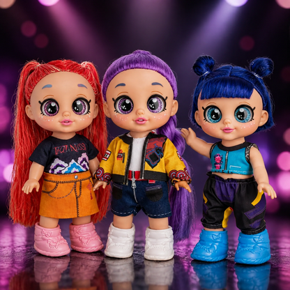 K-Pop SuperStar Mini: Singing Chibi Edition – Collectible Idol Figure + FREE Surprise Gift Box!