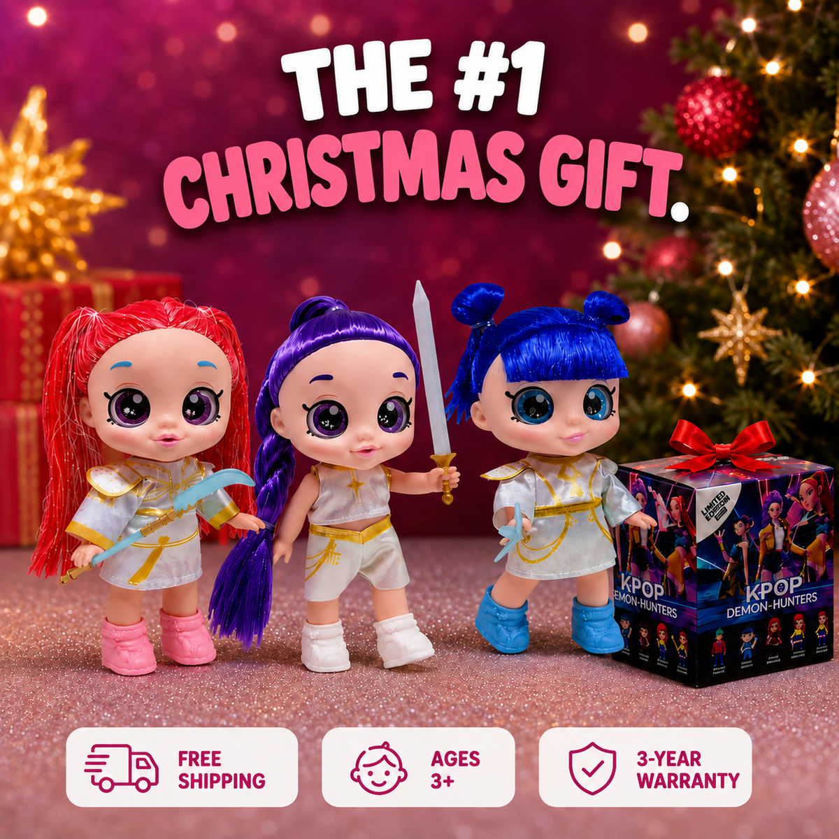 K-Pop SuperStar Mini: Singing Chibi Edition – Collectible Idol Figure + FREE Surprise Gift Box!