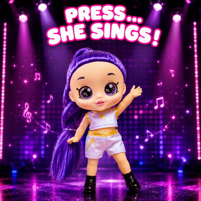 K-Pop SuperStar Mini: Singing Chibi Edition – Collectible Idol Figure + FREE Surprise Gift Box!